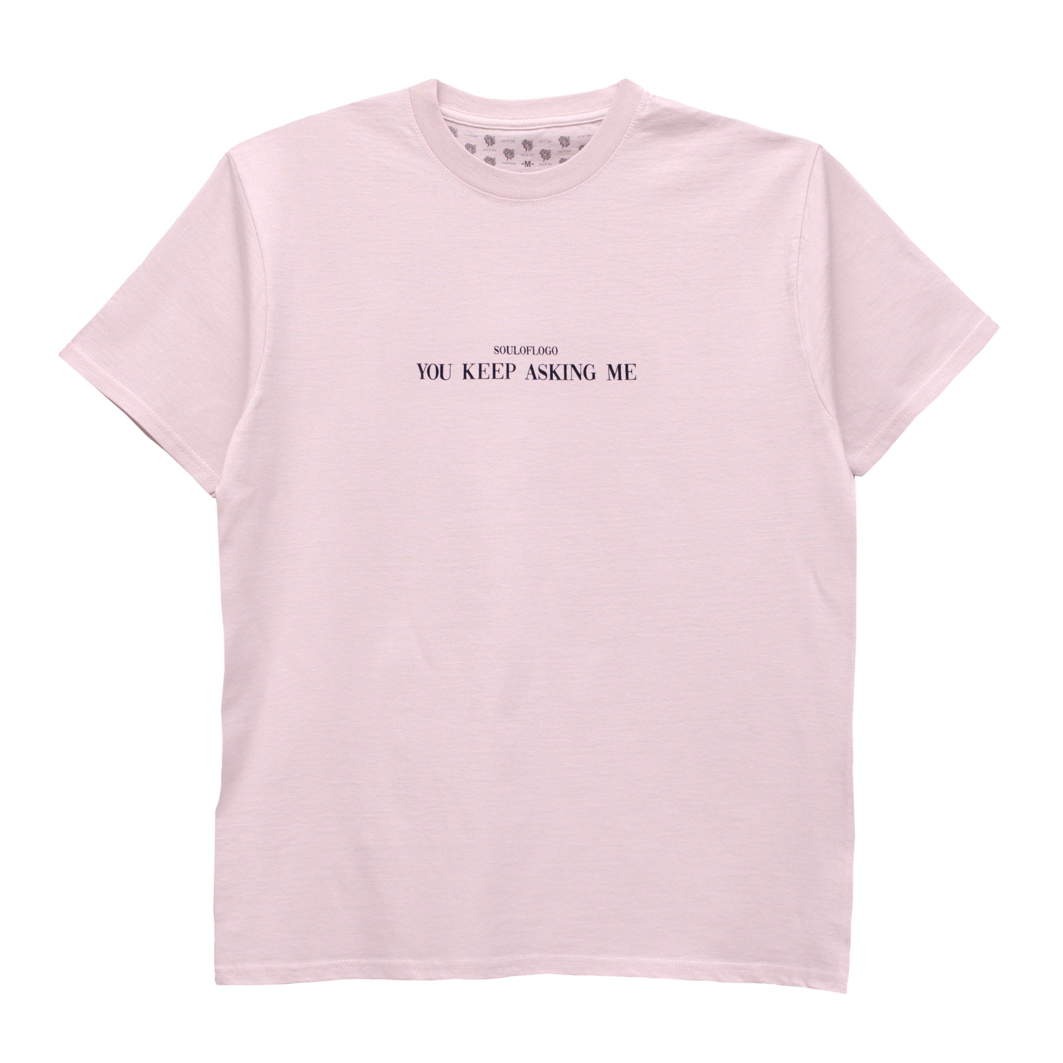 T-shirt a Manica Corta da Uomo in Cotone - colore Rosa - Save My Soul