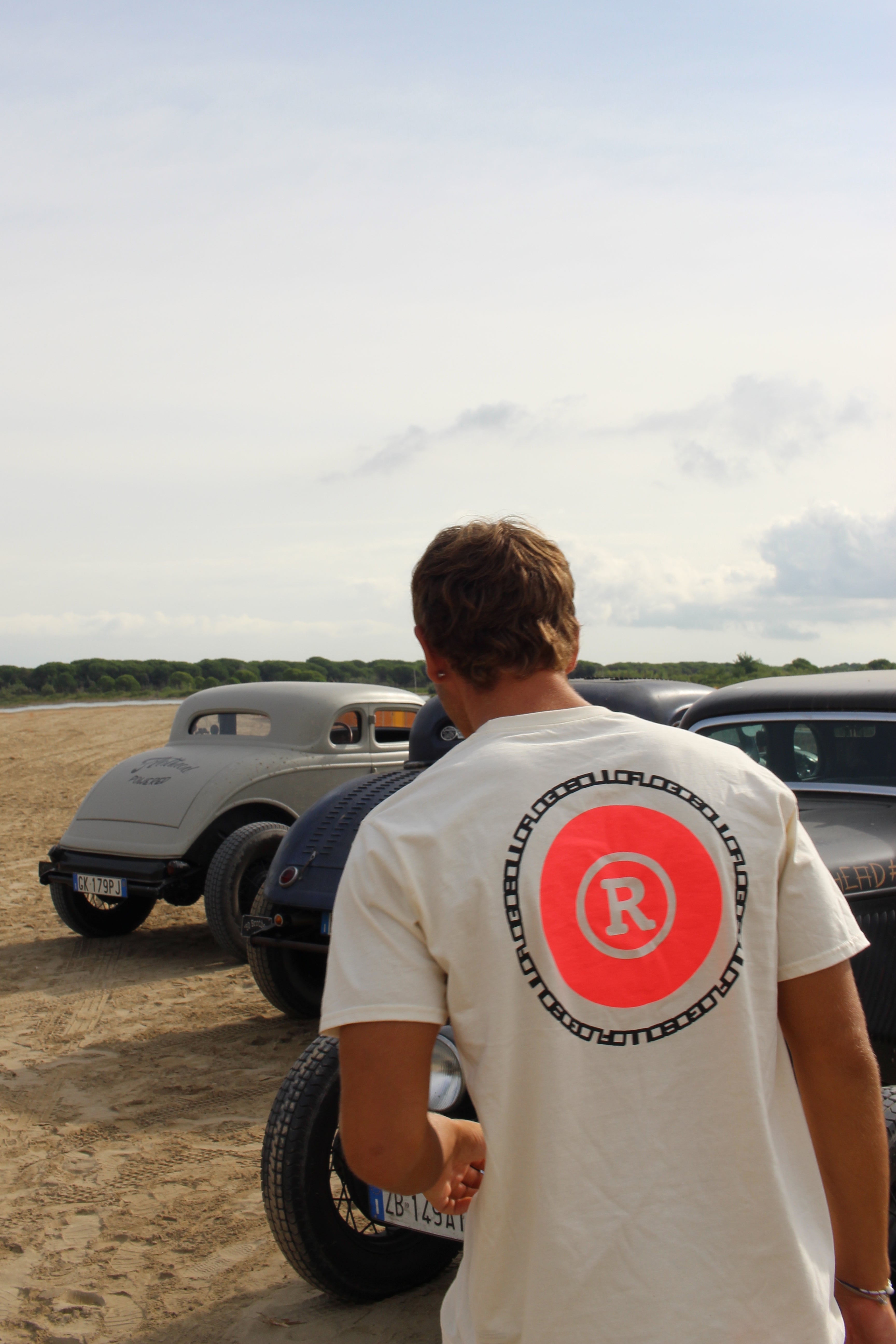 T-shirt a Manica Corta in Cotone - colore Sabbia - Revolution Motion
