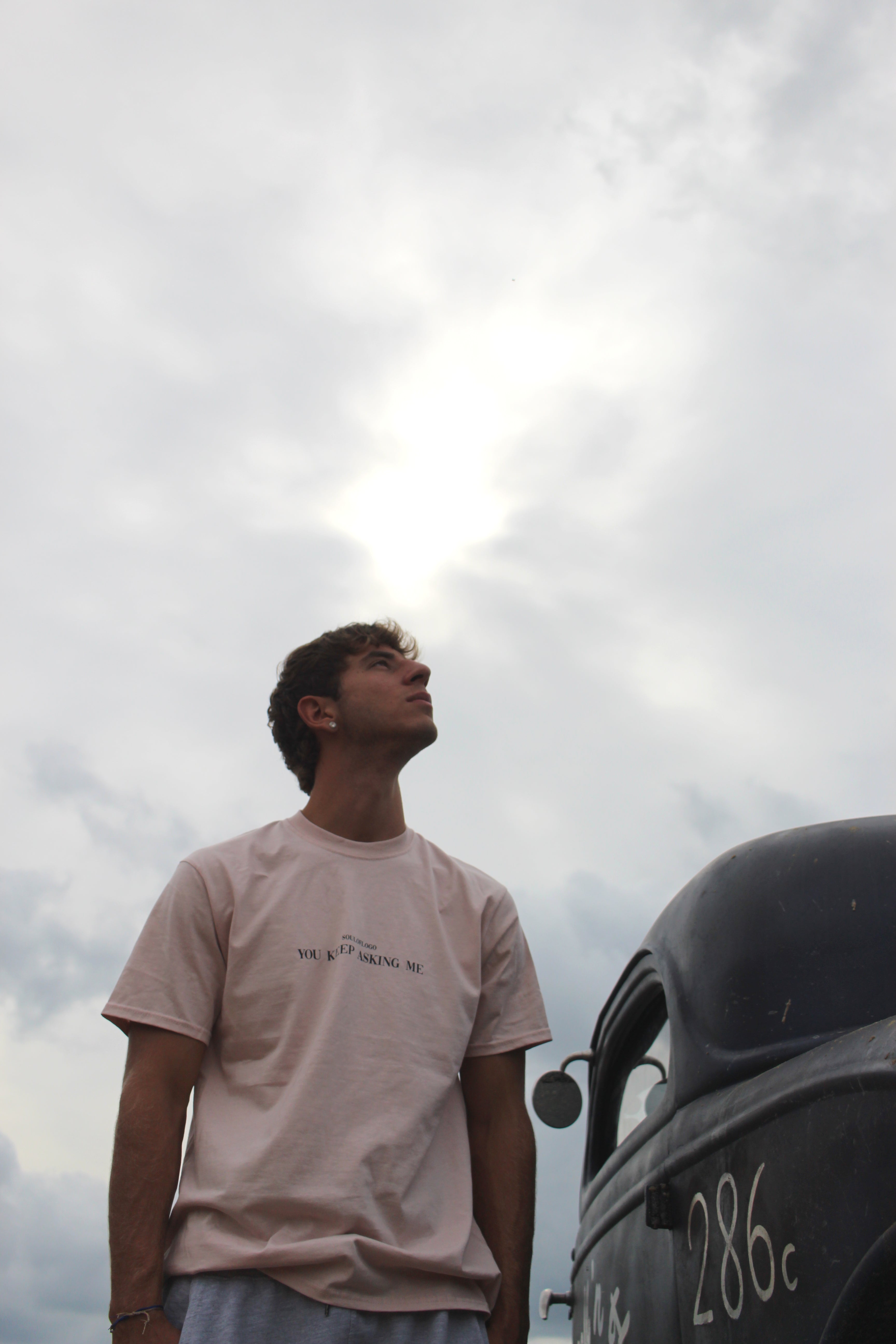 T-shirt a Manica Corta da Uomo in Cotone - colore Rosa - Save My Soul