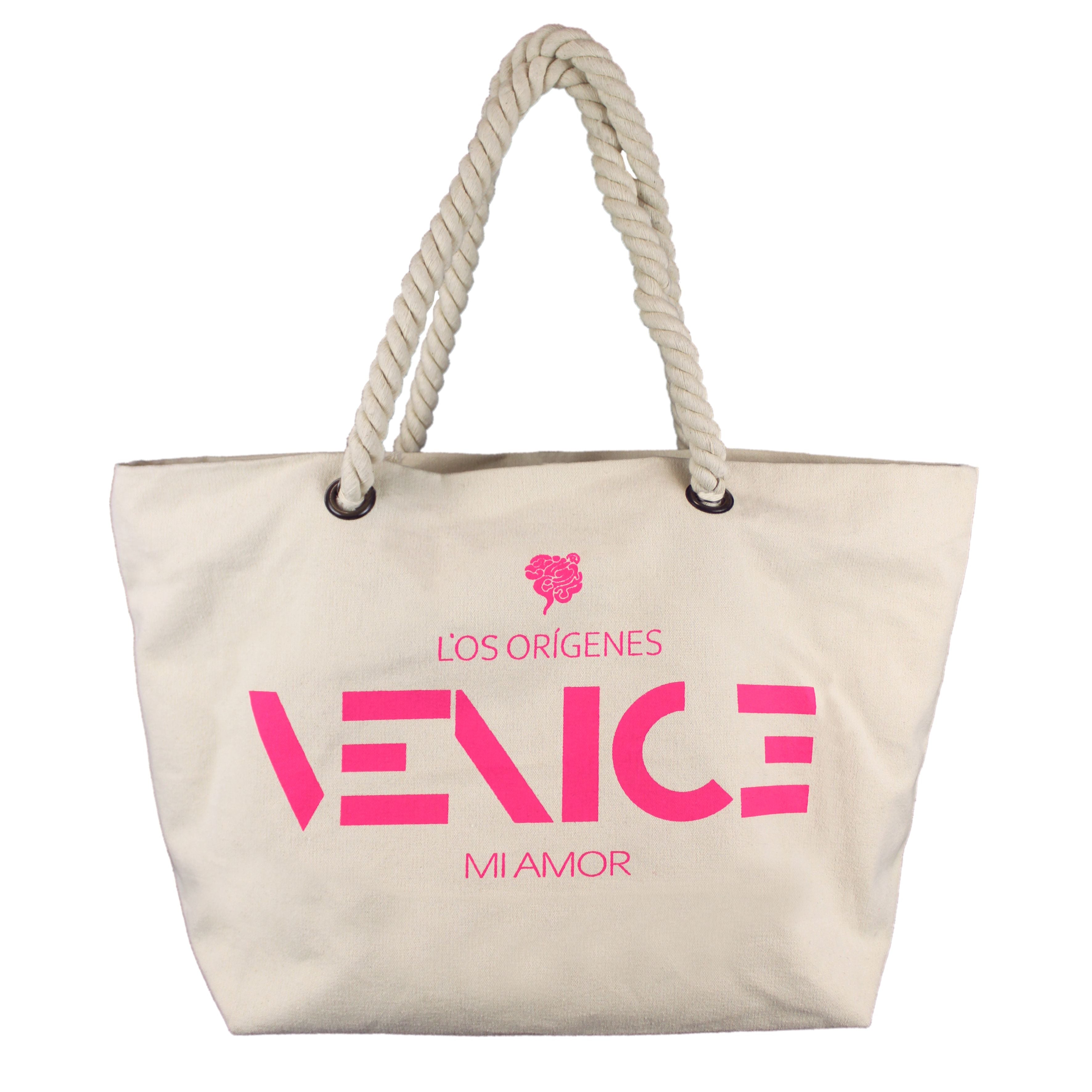 Borsa Estiva Crema con manici in corda - Venice Mi Amor