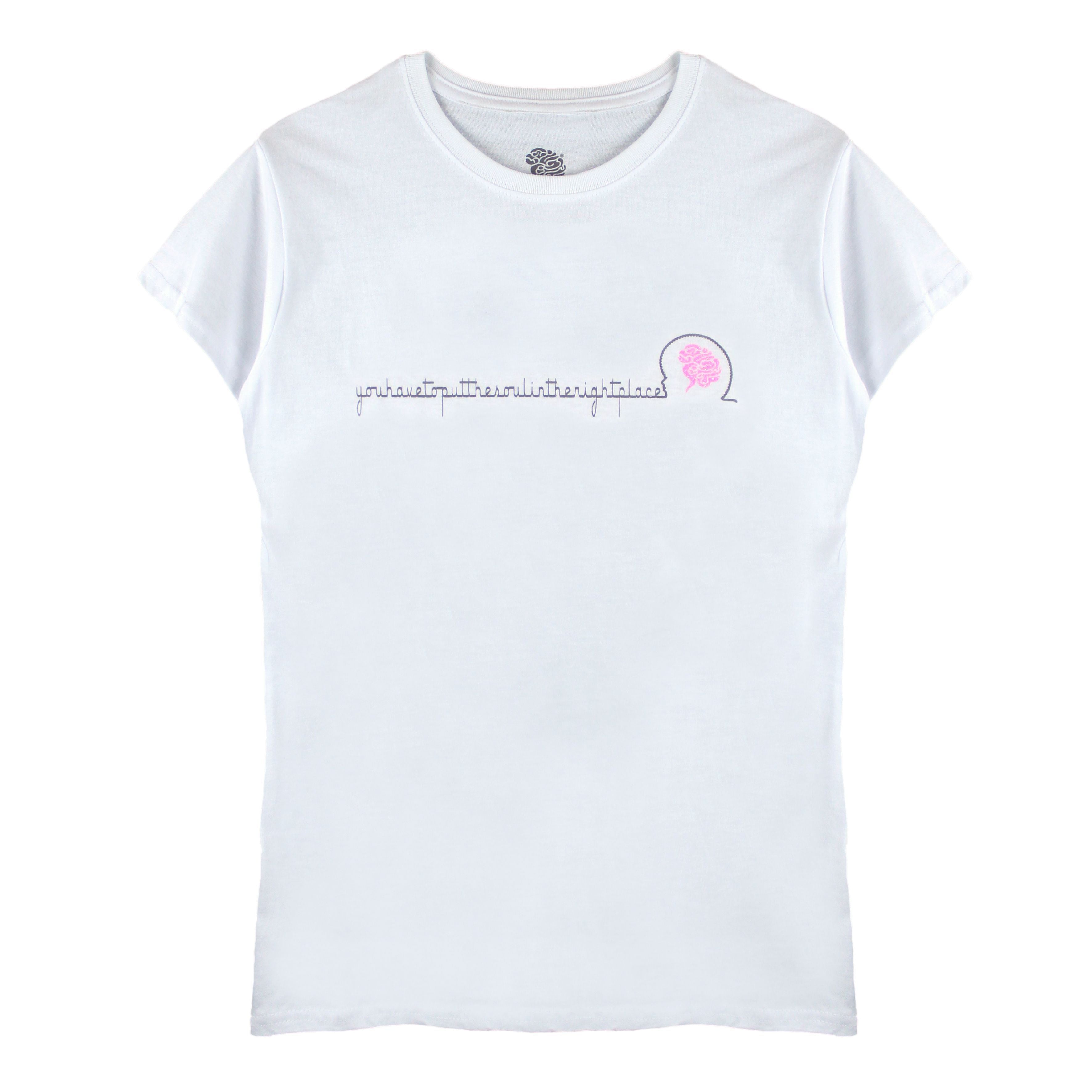 T-shirt a Manica Corta da Donna in Cotone - Scritta & Logo