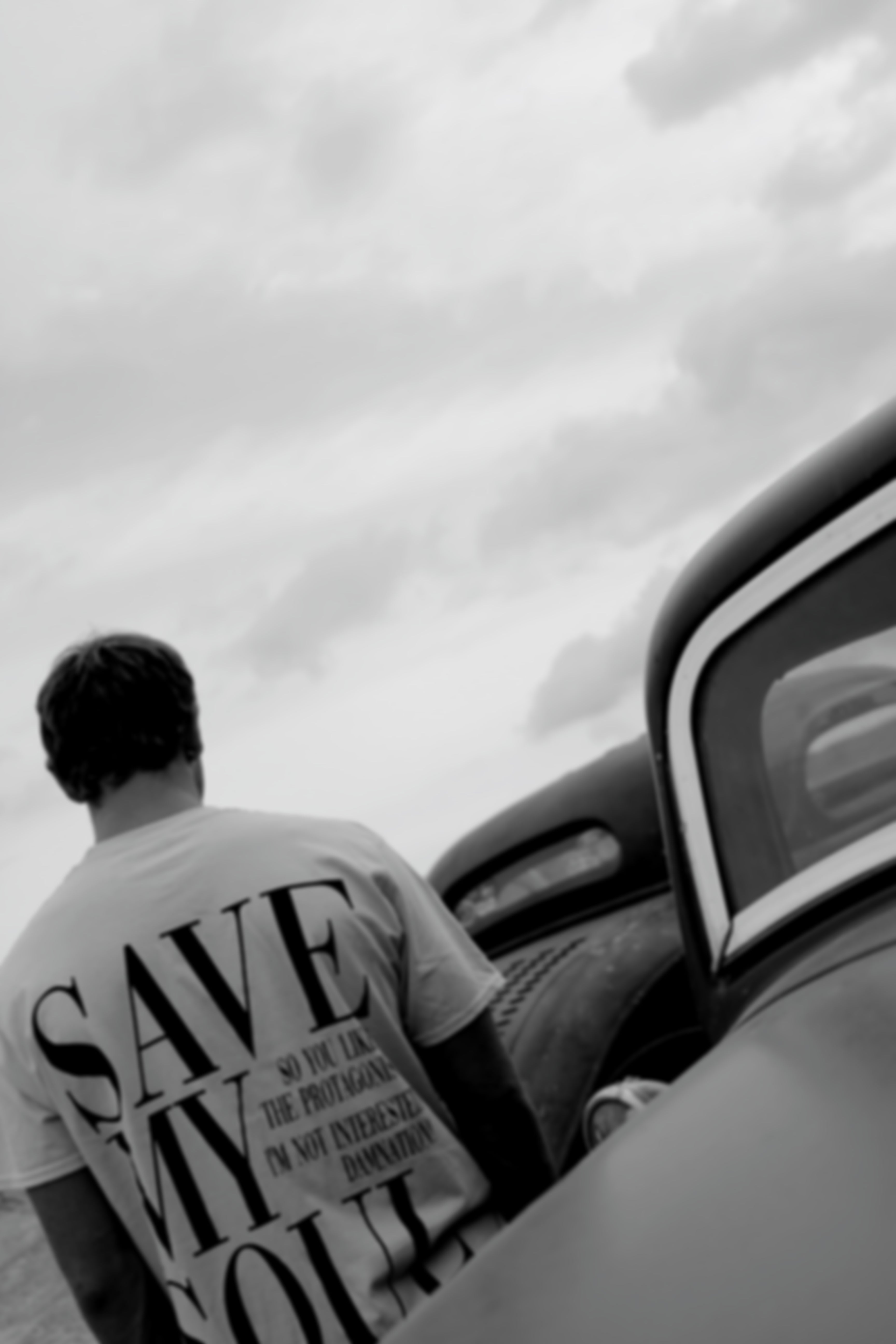 T-shirt a Manica Corta da Uomo in Cotone - colore Bianco - Save My Soul