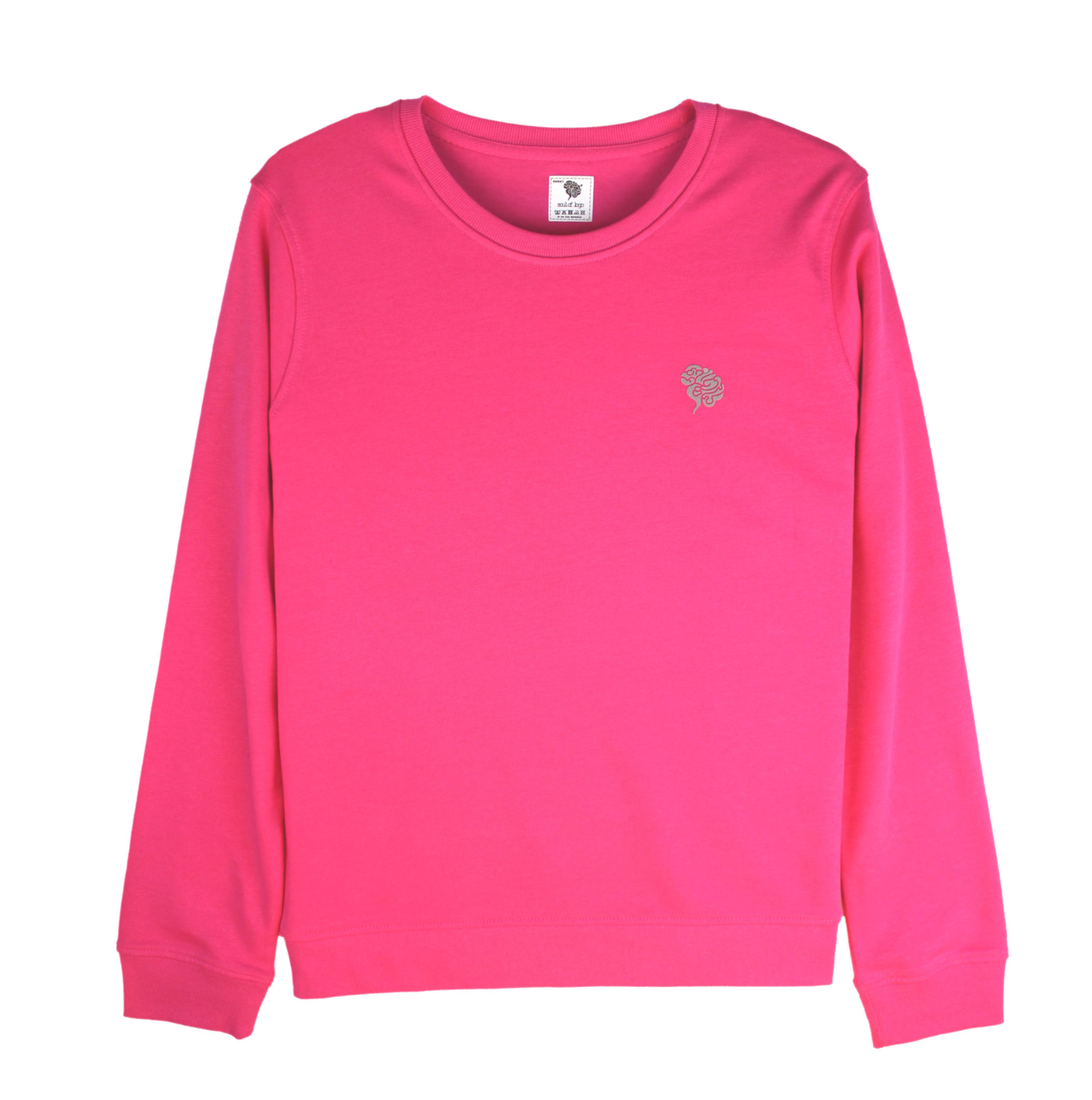 Felpa Girocollo in Cotone da Donna - Stampa effetto vellutato Soul Of Logo.